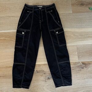 Anthropologie Carson Utility Barrel Pants